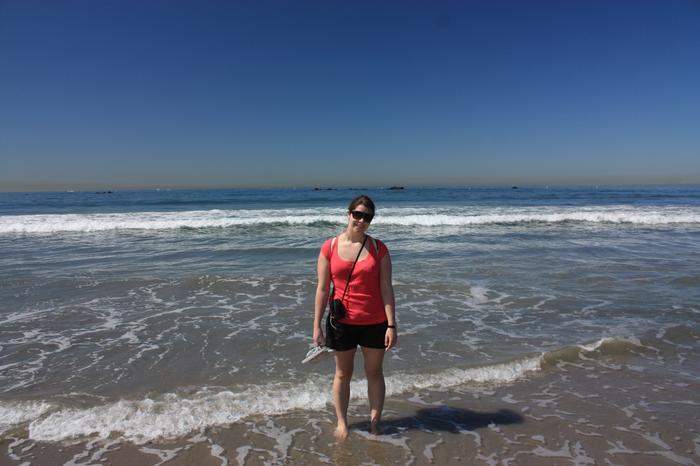 Becky on Santa Monica Beach (LA)