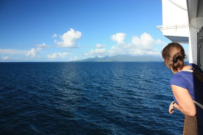 On the Boat to Ovalau