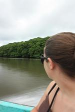 Bex on the boat into Nasouri