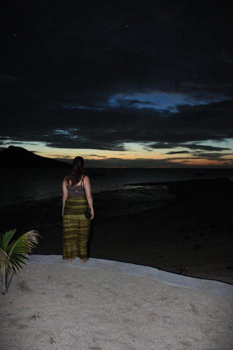 Bex on the beach at Volivoli