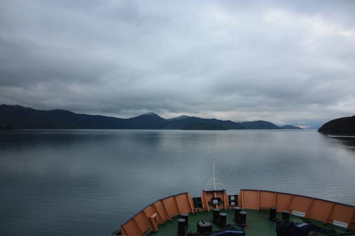 On the ferry to the North Island