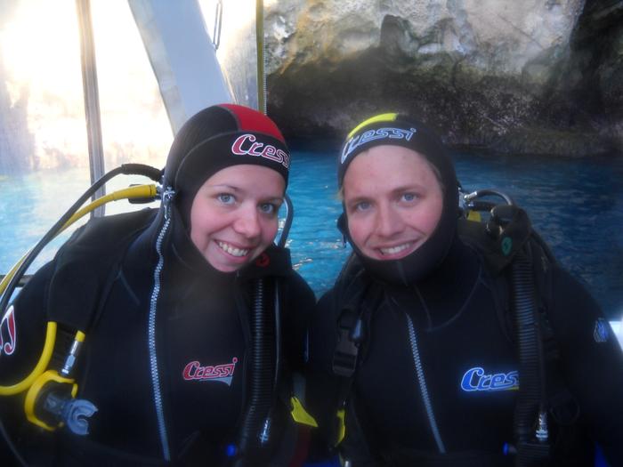 After our first dive