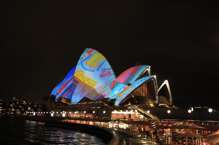 Opera House by night