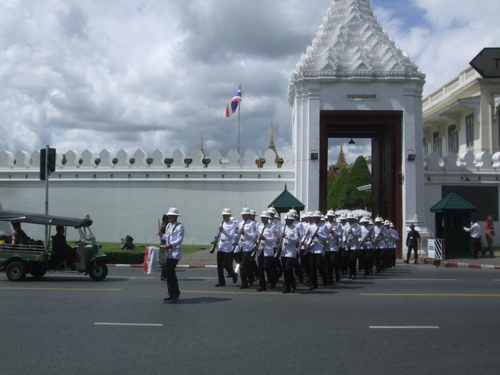 Marching Guards at the Grand Palace