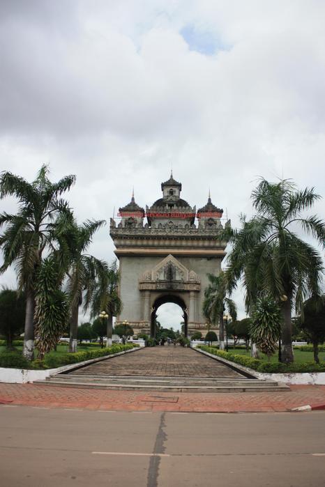 Victory Gate in Vientiene