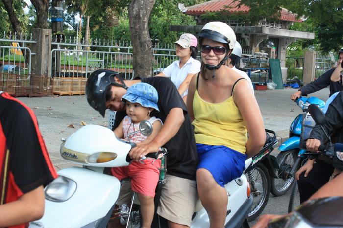 Bex with Thang and his Daughter