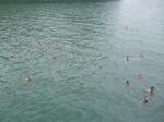 Swimming in Halong Bay